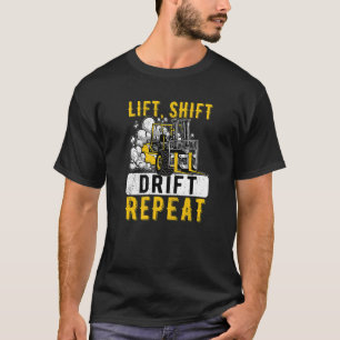 Camiseta Horquilla del operador de elevación de la horquill