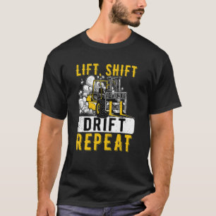 Camiseta Horquilla del operador de elevación de la horquill