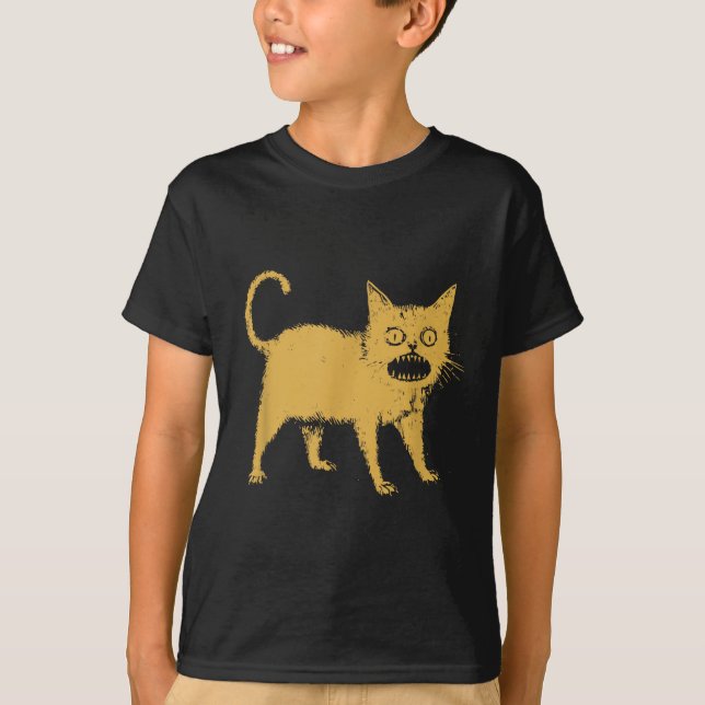 Camiseta Horrible gato japonés (Anverso)