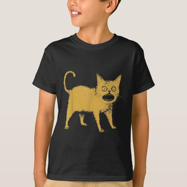 Camiseta Horrible gato japonés (Anverso)