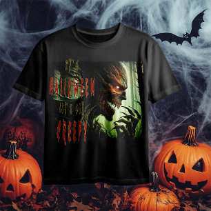 Camiseta Horrible monstruo de madera espeluznante de terror