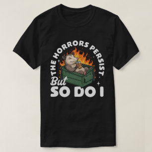 Camiseta Horribles Possum Divertidos Persisten Amante del C