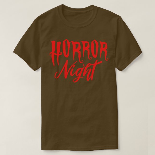 Camiseta Horror 8 (Diseño del anverso)
