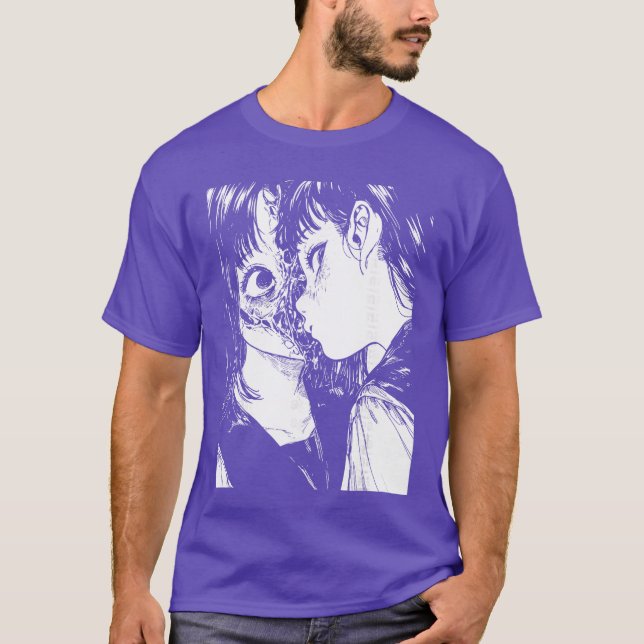 Camiseta Horror Anime Manga Japan Japanese Creepy Kawaii Go (Anverso)