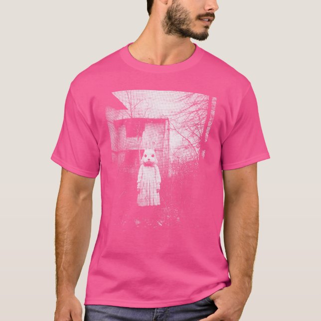 Camiseta Horror Bunny Rabbit Dark Creepy Unholy Gothic Hall (Anverso)