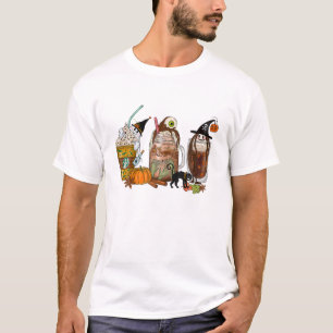 Camiseta Horror Café Latte Calabaza Spice Halloween