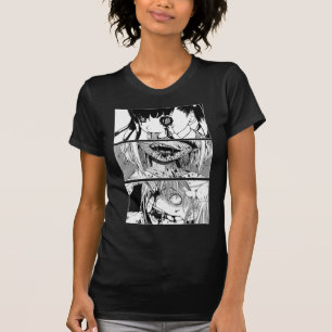 Camiseta Horror Chica de la cólera Anime Otaku
