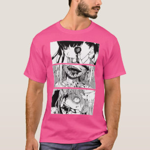 Camiseta Horror Chica de la cólera Anime Otaku