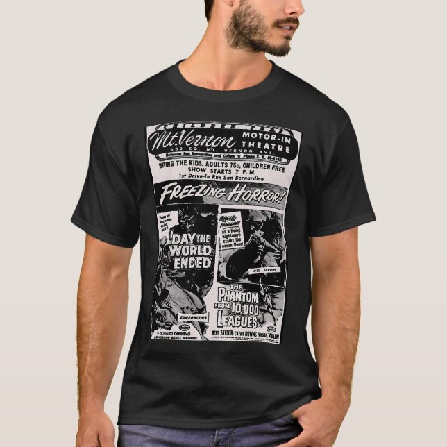 Camiseta Horror congelante (Anverso)
