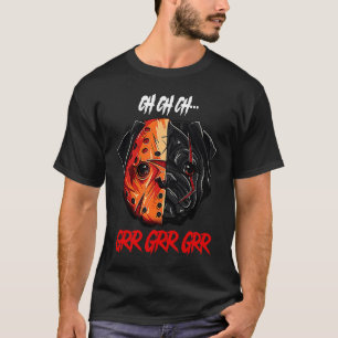 Camiseta Horror de Bulldog peligroso de Halloween