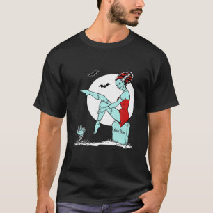 Camiseta Horror de Halloween Psychobilly Pin-Up