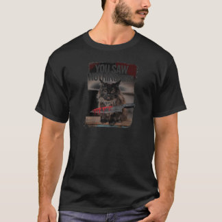 Camiseta Horror de los gatos negros Sombrío Círculo Gótico