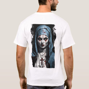 Camiseta Horror de Monja Sangrienta #2