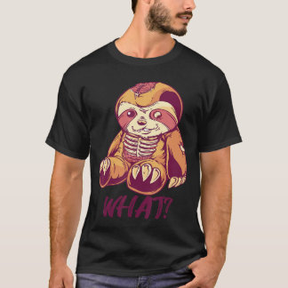 Camiseta Horror de perezoso espeluznante Perezosos asesinos