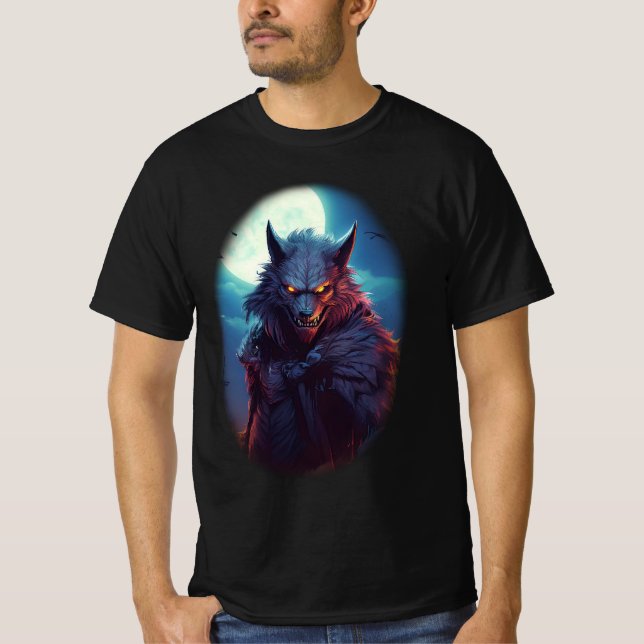 Camiseta Horror de Werewolf Halloween (Anverso)