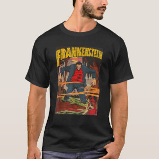 Camiseta Horror del cómic del horror Frankenstein Halloween