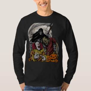 Camiseta Horror del demon Demon Cloween, un asesino malvado