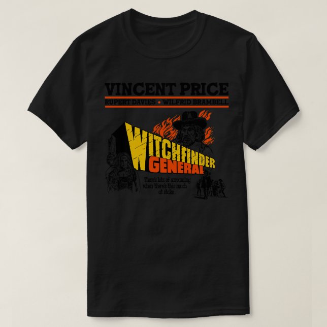 Camiseta Horror del General Vincent Price Folk (Diseño del anverso)