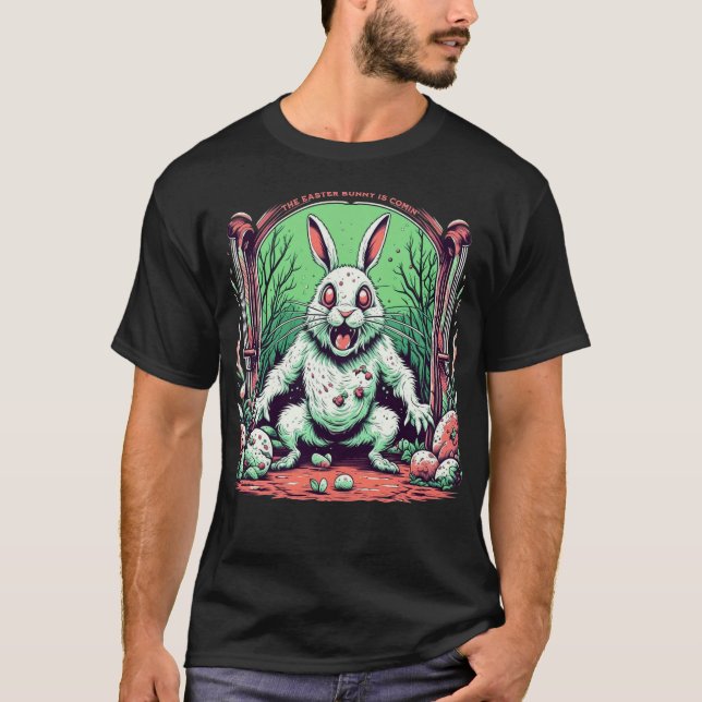 Camiseta Horror del malvado conejo de Pascua (Anverso)