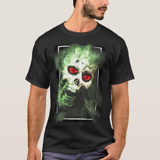 Camiseta Horror Demon Satanism Zombie Arte Oscuro (Anverso)