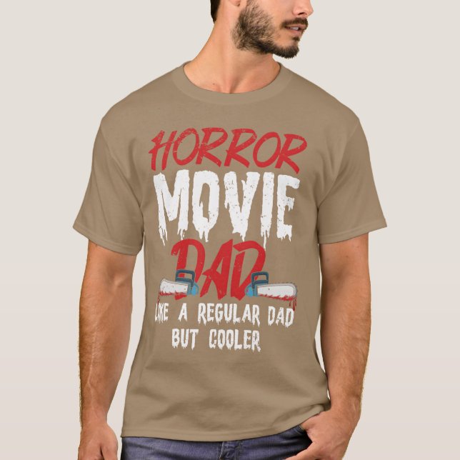 Camiseta Horror Diseño De Película Para Tu Película De Horr (Anverso)