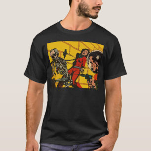 Camiseta Horror espacial - Arte de historietas de ciencia f