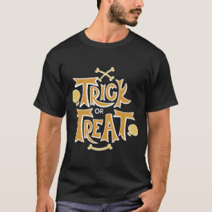 Camiseta Horror espeluznante de Halloween desgraciado truco
