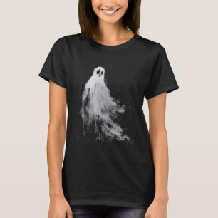 Camiseta Horror fantasma espeluznante Tristeza Halloween Gr