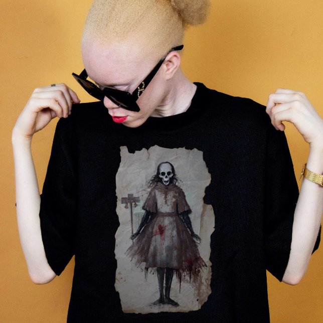 Camiseta Horror Geschenk Zombie Goth Gothic Vodoo Puppe (Subido por el creador)