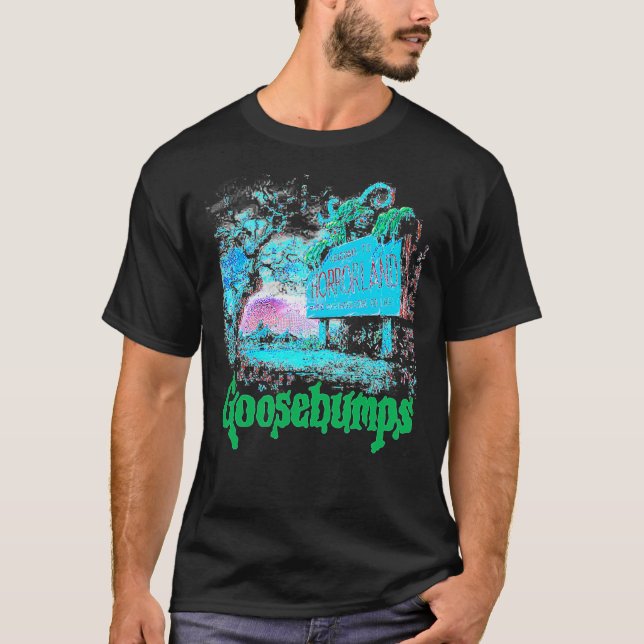 Camiseta Horror Goosebumps Horrorland Essential T-Shirt (Anverso)