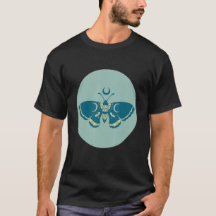 Camiseta Horror Gótico Vintage de la polilla sagrada Butter