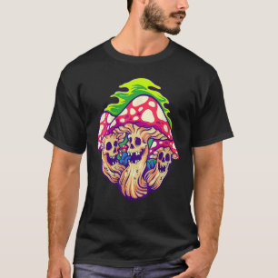 Camiseta Horror hongos Pastel Gótico Dark Academia Mushroom