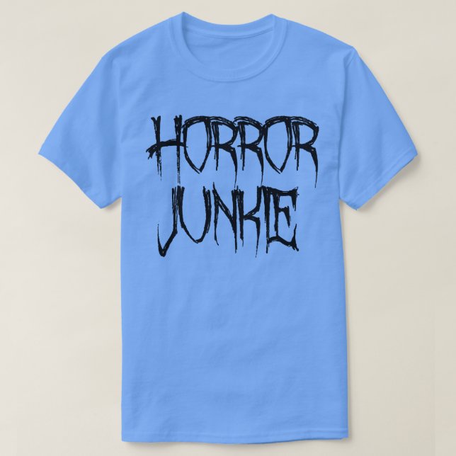 Camiseta Horror Junkie (Diseño del anverso)