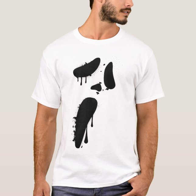 Camiseta Horror Movie Blood Drip Marks (Anverso)
