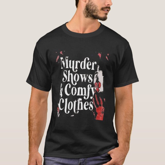 Camiseta Horror Movies Shows Comfy Halloween (Anverso)
