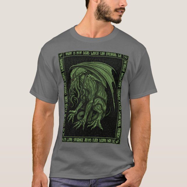 Camiseta Horror of Cthulhu Azhmodai 2020 (Anverso)