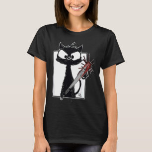 Camiseta Horror Partido Halloween Fiesta Bloqueo Cuchillo N