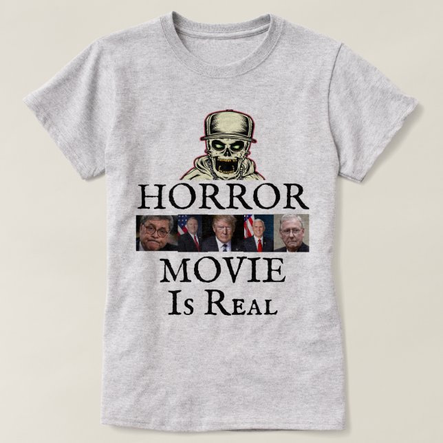 Camiseta HORROR PELÍCULA (Diseño del anverso)