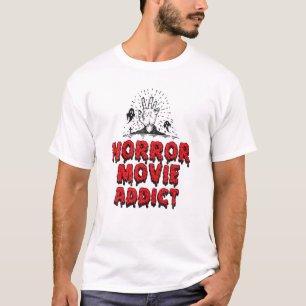 Camiseta Horror película adicto Zombie Ghost Funny Hallowee
