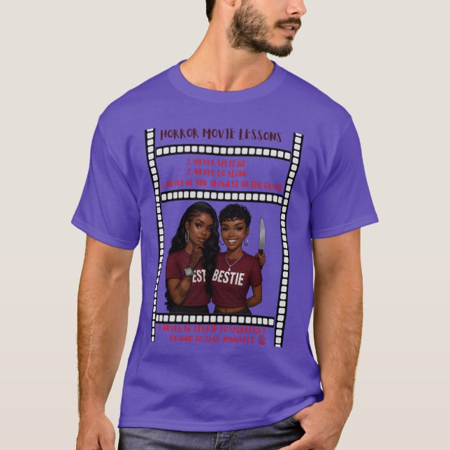 CAMISETA HORROR PELÍCULA LECCIONES (Anverso)