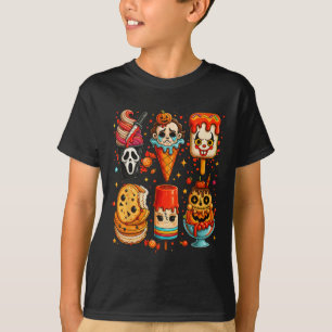 Camiseta Horror Película Summer Popsicle Halloween Ice Crea