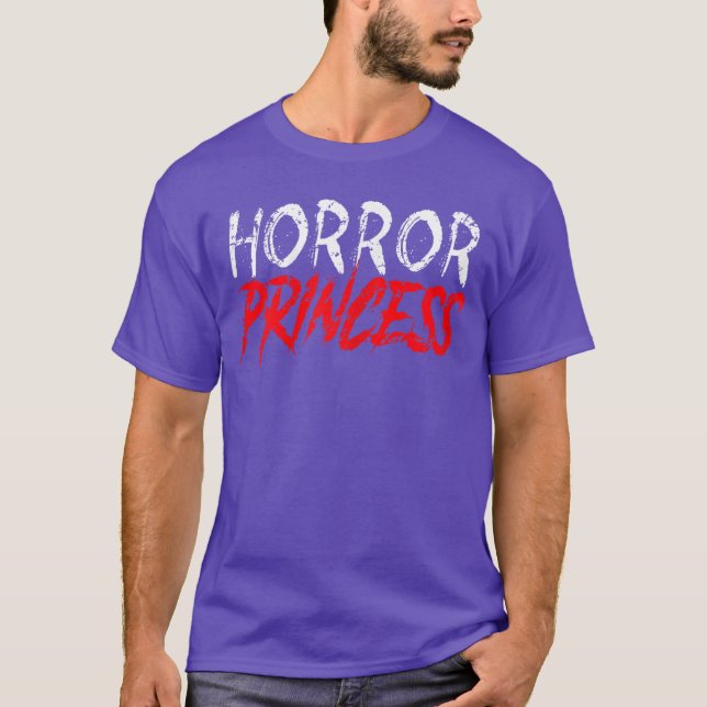Camiseta Horror Princess Funny Halloween Scary Movies Girls (Anverso)