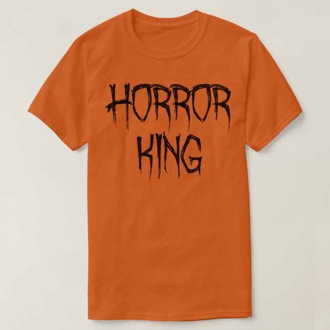 Camiseta Horror Rey 4 (Diseño del anverso)