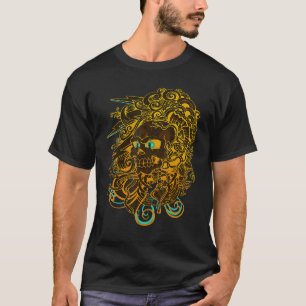 Camiseta Horror Scary Skull Mejor arte poderoso