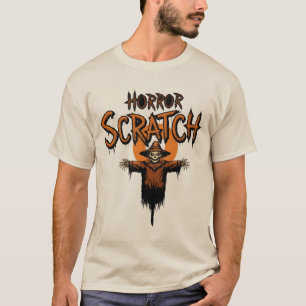 Camiseta HORROR SCRATCH Espantapájaros espeluznante de Hall