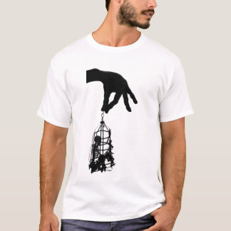 Camiseta Horror Skeleton Creepy La jaula del esqueleto huma