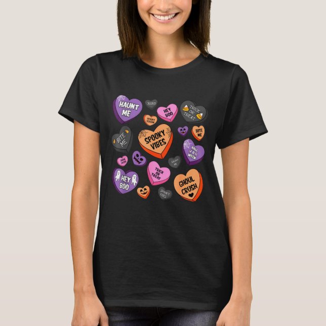 Camiseta Horror Soky Candy Heart Valentines Day Lover Tee H (Anverso)