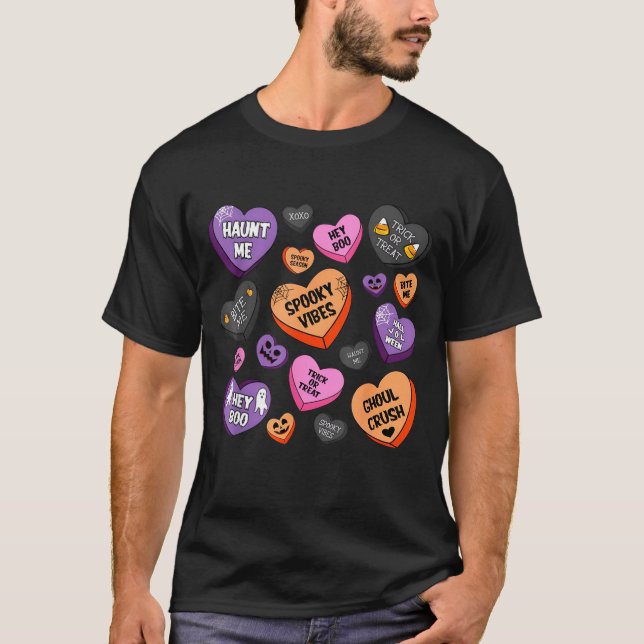 Camiseta Horror Soky Candy Heart Valentines Day Lover Tee H (Anverso)