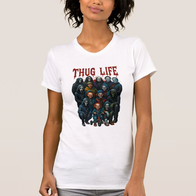 Camiseta Horror Thug Life (Anverso)