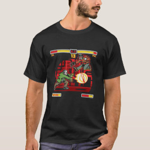 Camiseta Horror Video juego Lazy Halloween Disfraces Divers